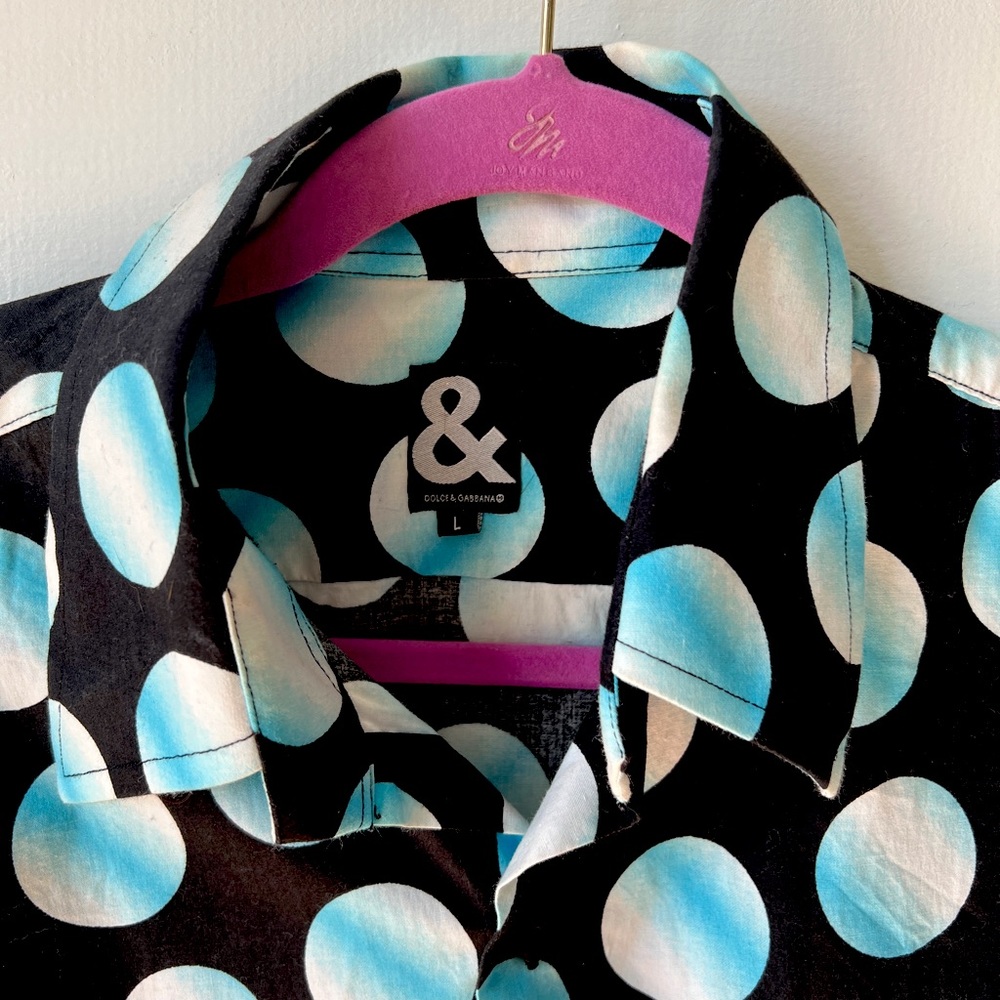 D&G Dolce & Gabbana cotton button down men’s shirt (Sz.Large)